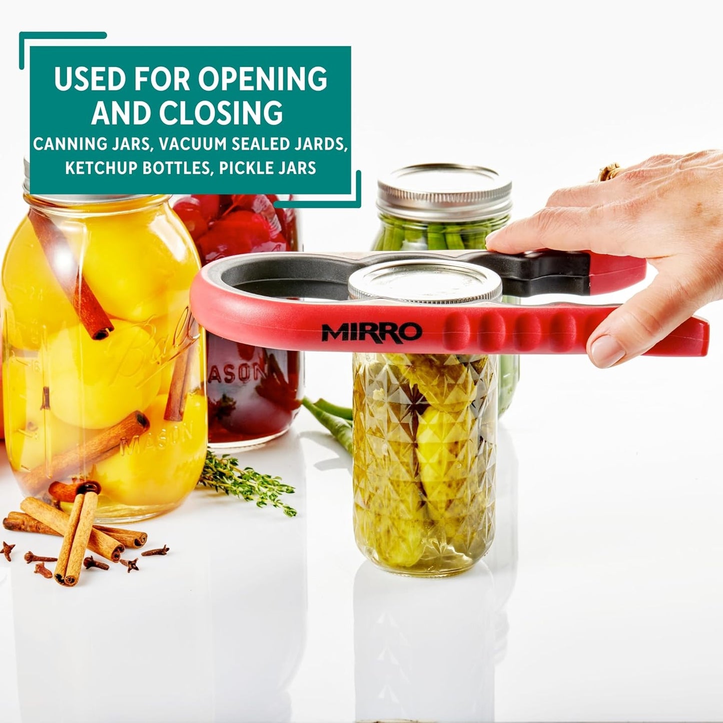 Canning Jar Opener, Red