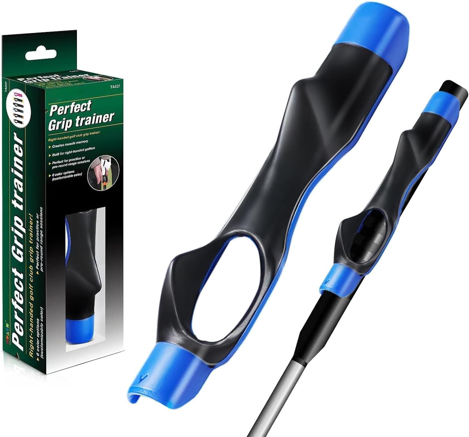 Golf Grip Trainer, Golf Training Aid, Golf Grip Kit, Golf Club Grips, Golf Club Grip, Grip Trainer Golf Club to Help Train Correct Hand Position