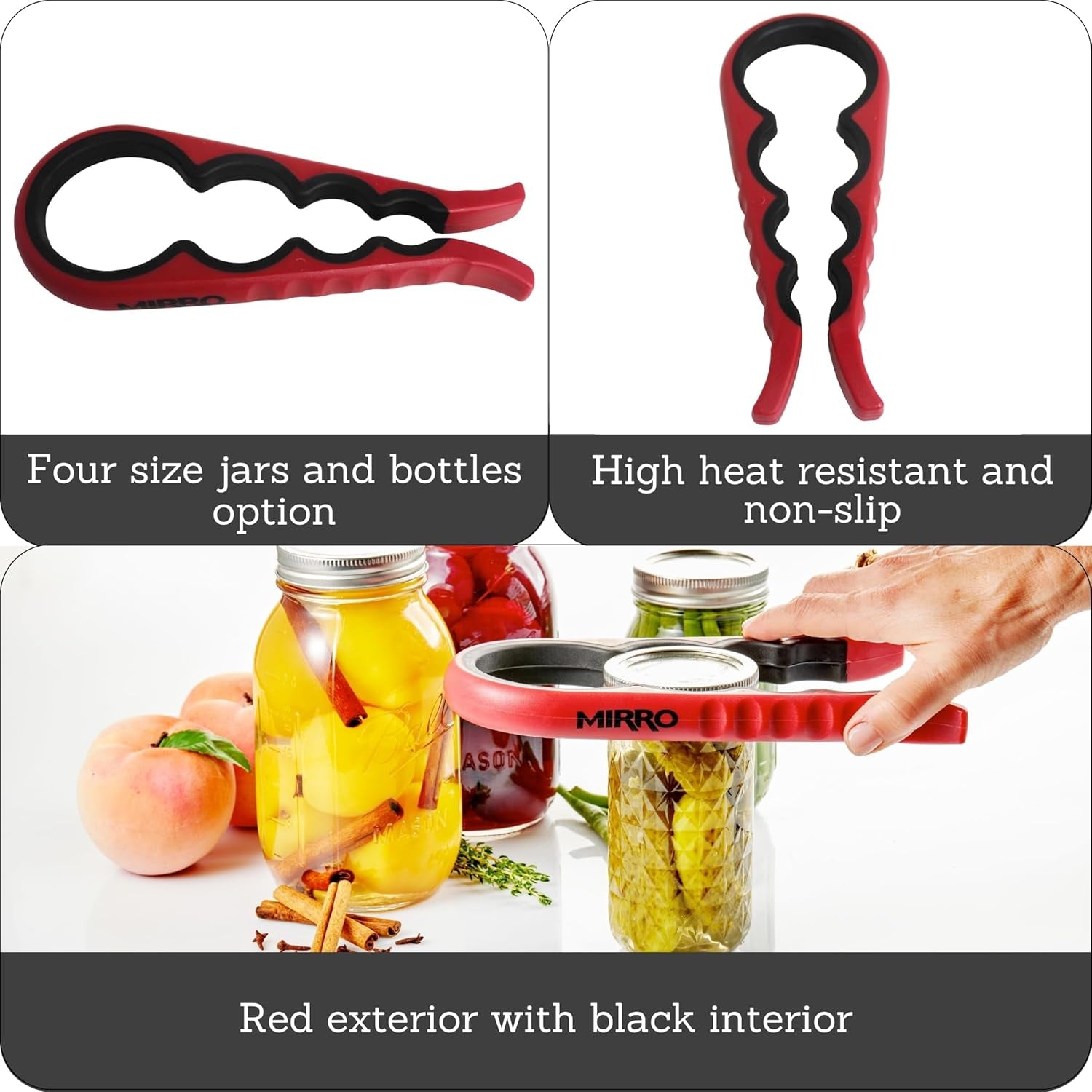 Canning Jar Opener, Red
