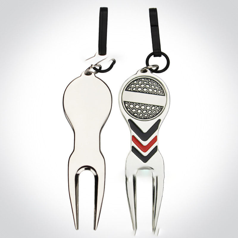 Golf Green Fork with Mark Golf Mark Golf Accessories Support