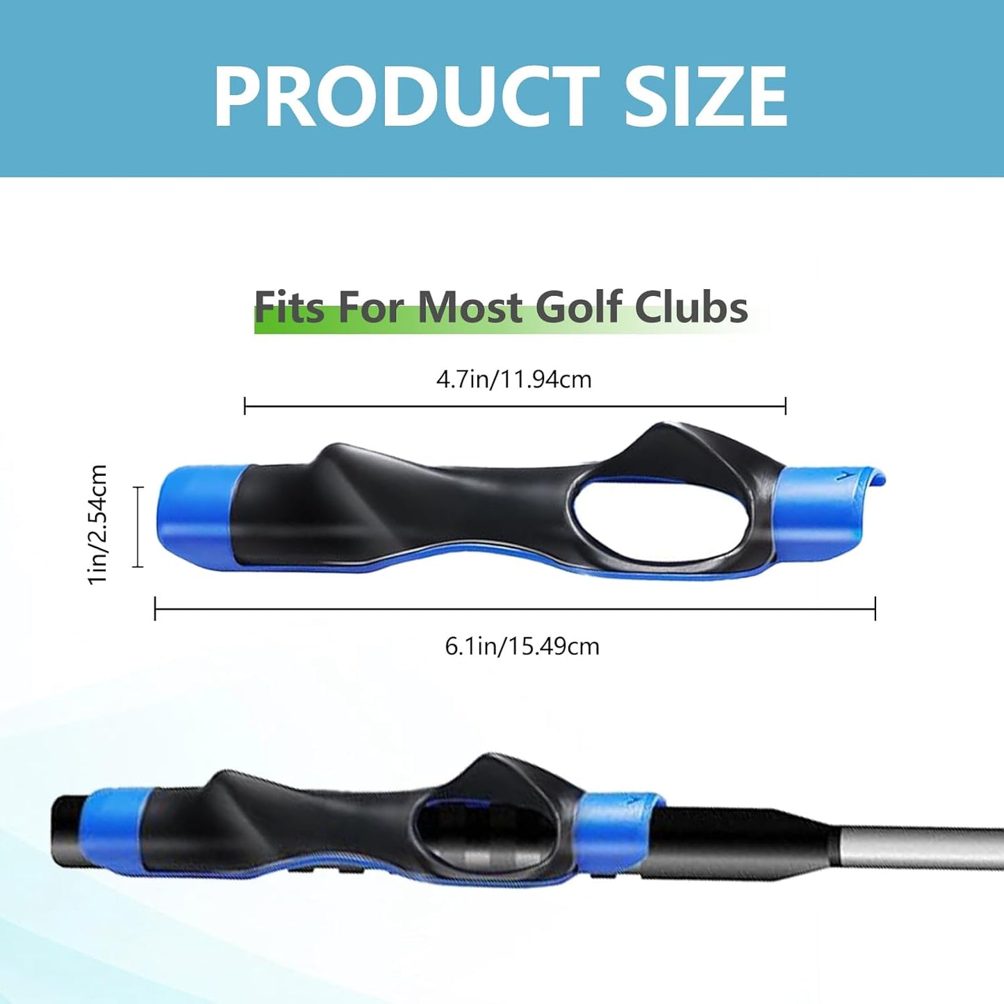Golf Grip Trainer, Golf Training Aid, Golf Grip Kit, Golf Club Grips, Golf Club Grip, Grip Trainer Golf Club to Help Train Correct Hand Position