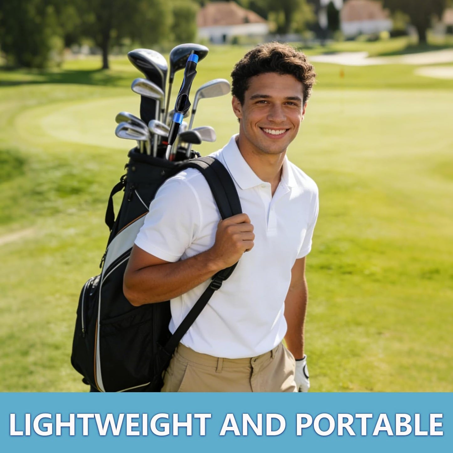 Golf Grip Trainer, Golf Training Aid, Golf Grip Kit, Golf Club Grips, Golf Club Grip, Grip Trainer Golf Club to Help Train Correct Hand Position
