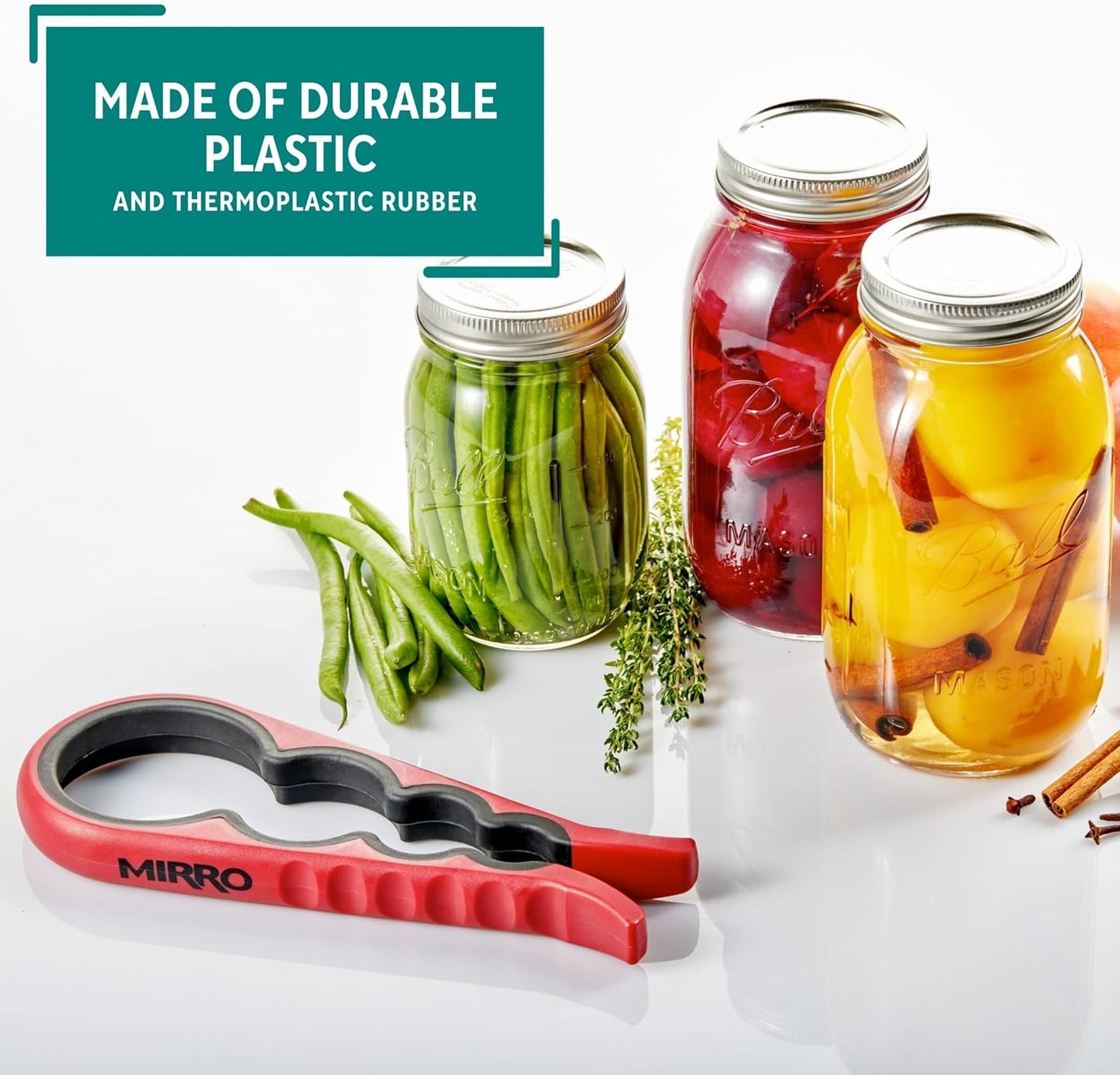 Canning Jar Opener, Red