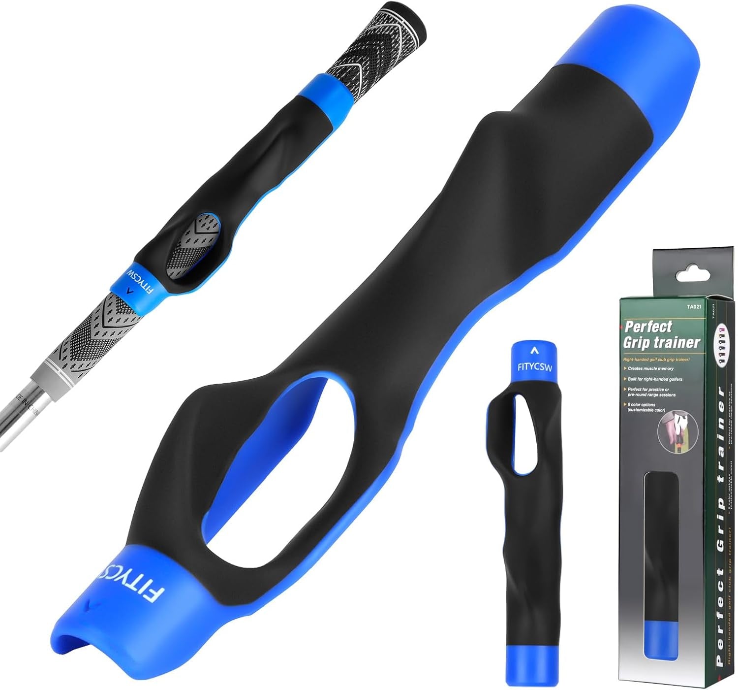 Golf Grip Trainer,Grip Trainer Golf,Golf Grip Trainer Right Hand,Golf Training Aid,Golf Training Equipment to Improve Hand Positioning