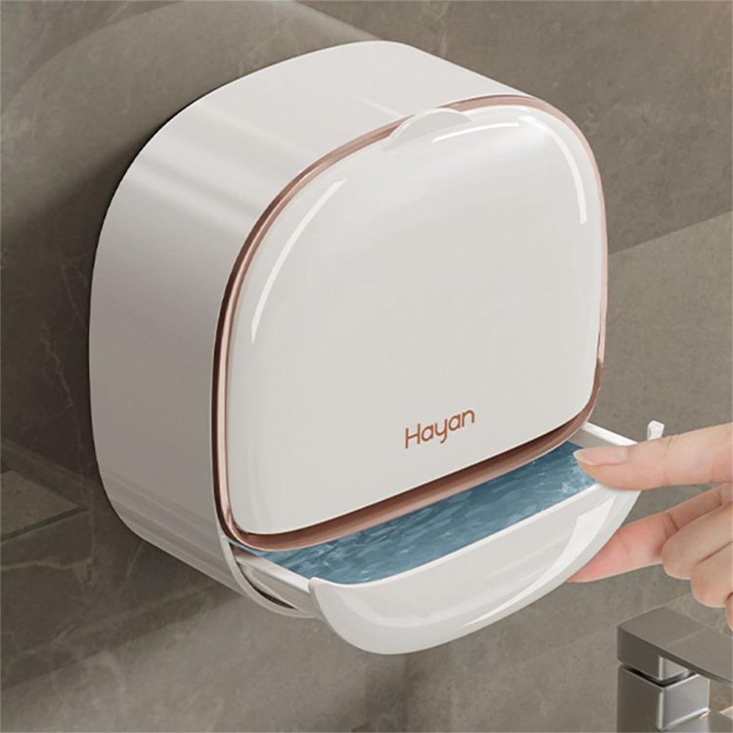 Soap Dish with Drainage Box, Wall Mounted Soap Holder for Shower
