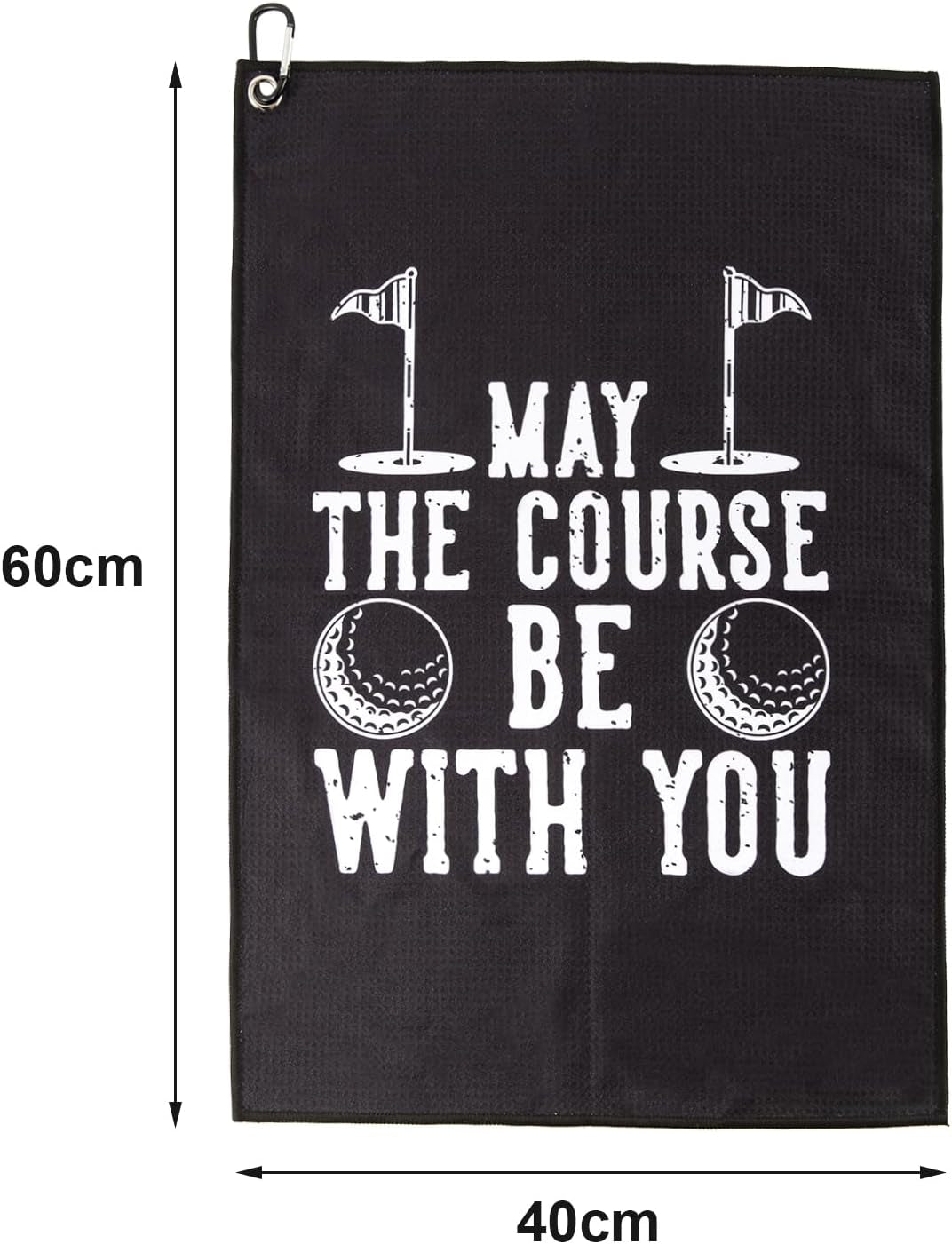 Golf Towel,Printed Golf Towels for Golf Bags with Clip,Golf Accessories Funny Golf Gifts for Men Golfers,Husband Boyfriend Dad,Birthday Gifts for Golf Fan-I Use This Towel to Wash My Balls (Golf#2)
