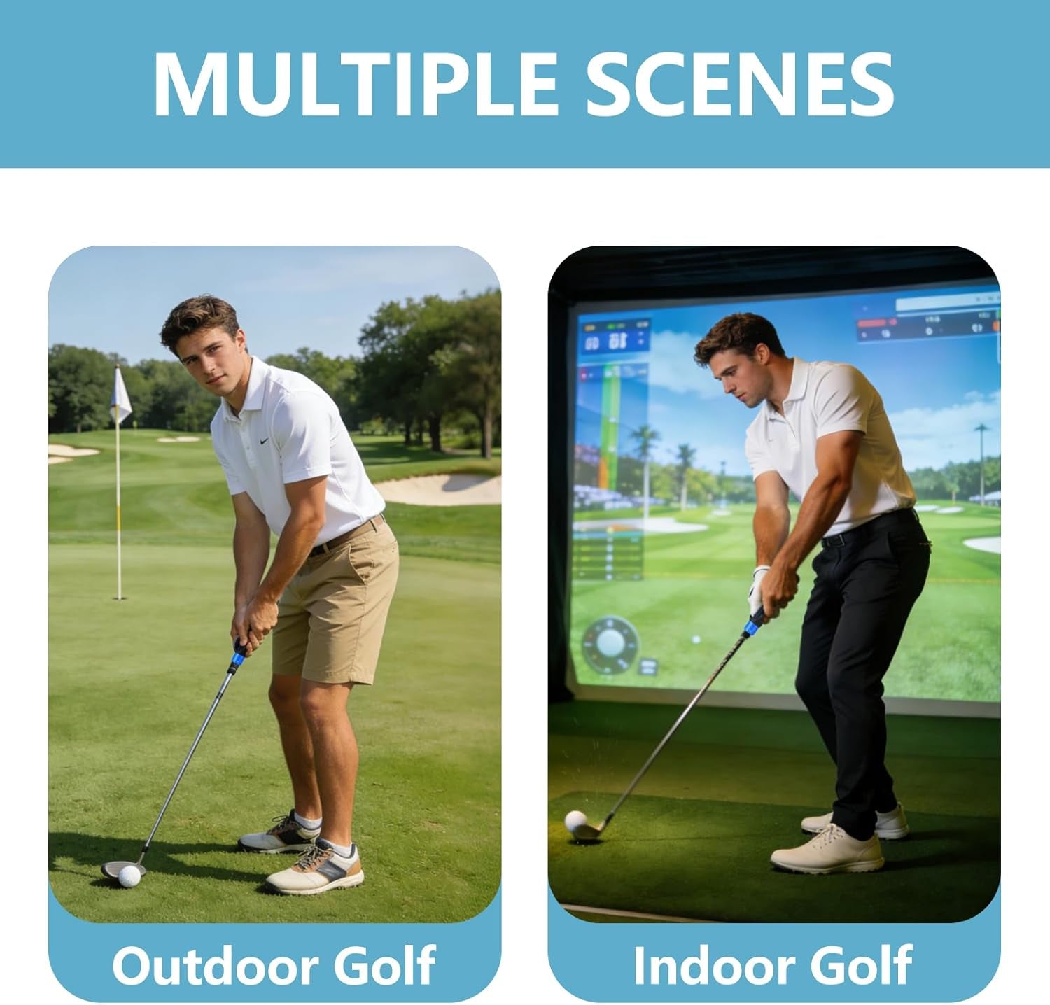 Golf Grip Trainer, Golf Training Aid, Golf Grip Kit, Golf Club Grips, Golf Club Grip, Grip Trainer Golf Club to Help Train Correct Hand Position